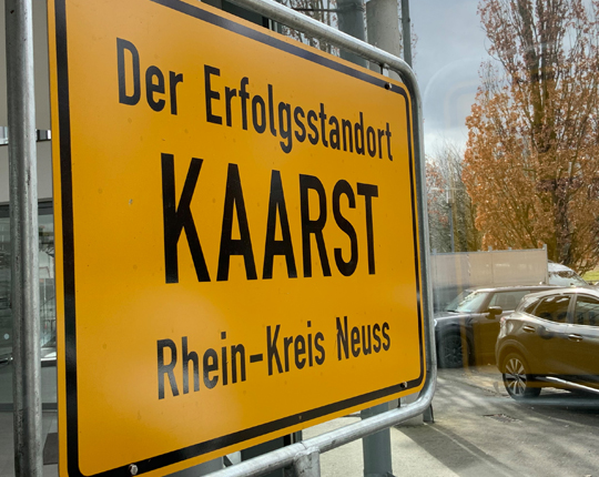 Ortseingangsschild Kaarst
